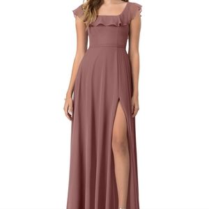 Women's Azazie Dress in Desert Rose, Size A8